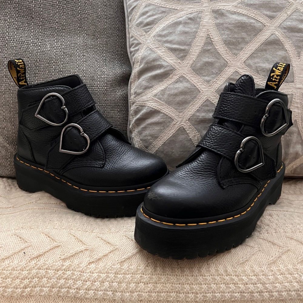 Adorable Devon Heart Dr. Martens